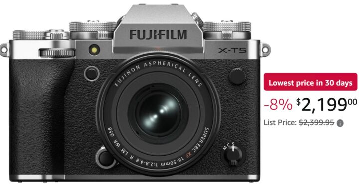 This is When the Fujifilm X-T5 Kit Deal Will End