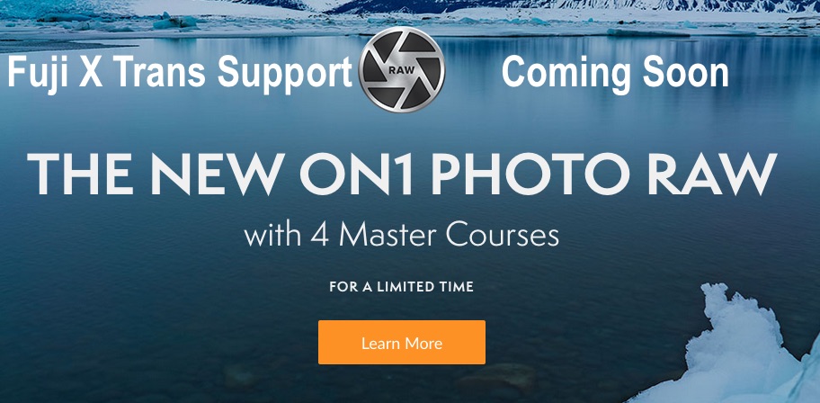 ON1 RAW Will Support Fuji X-Trans Soon